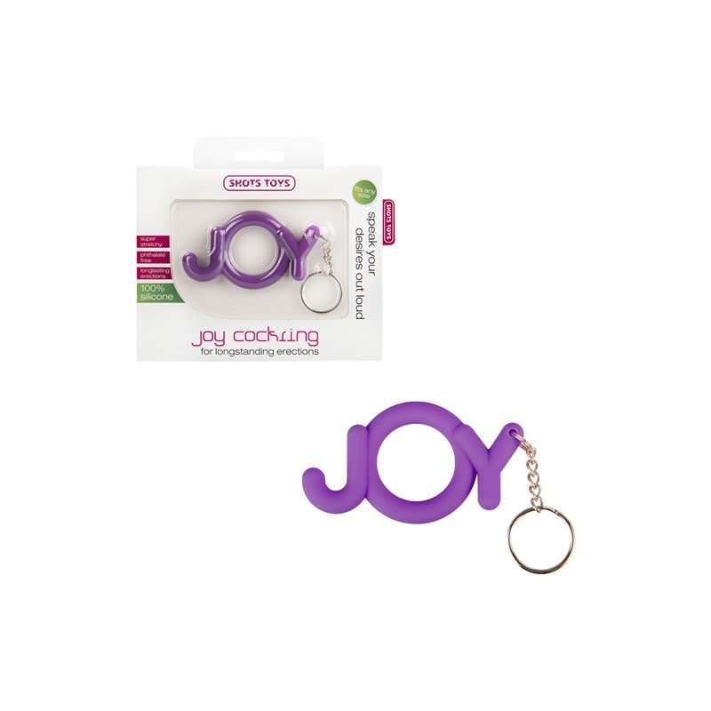 ANEL PARA O PÉNIS JOY ROXO