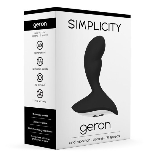 VIBRADOR ANAL RECARREGÁVEL...