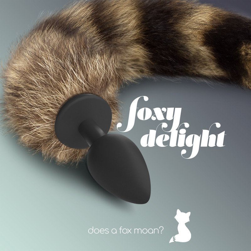 PLUG ANAL COM CAUDA FOXY...